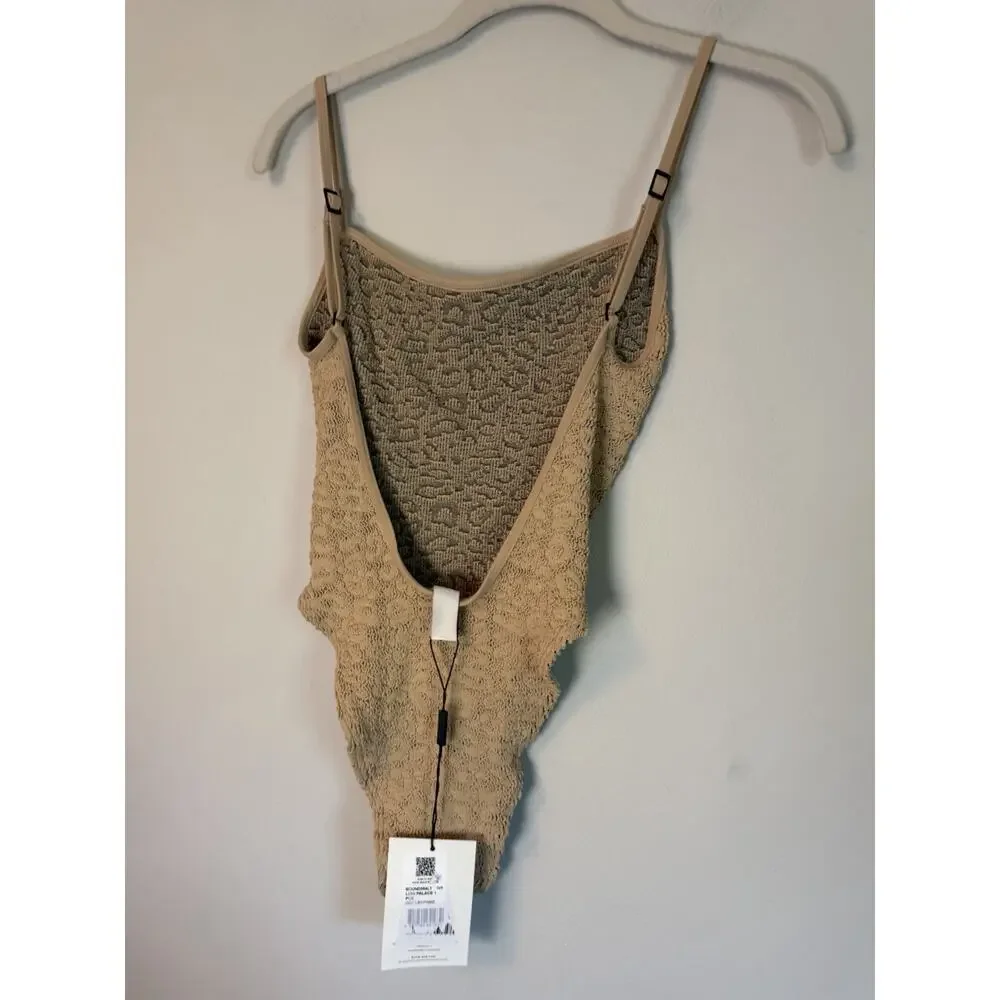 Bond-eye Low Palace One Piece Tan One Size Fits Most NEW $180